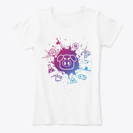 Women s Slapped Ham Paint Splat Tee T Shirt Best Seller Look Streetwear Essential