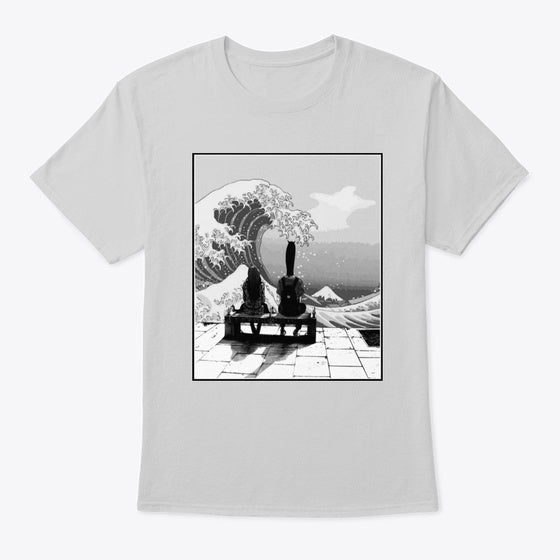 Oyasumi punpun x Giant wave | Premium Unisex T-Shirt