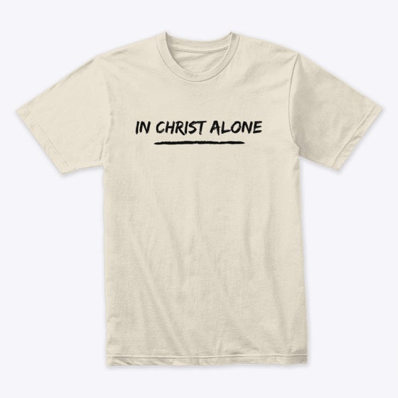 In Christ Alone light | Premium Unisex T-Shirt