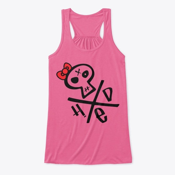 Girl's Bow Skull Tank | Premium Unisex T-Shirt, Trending Graphic Tee