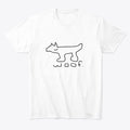 white woofer tshirt | Premium Unisex T-Shirt, Trending Graphic Tee