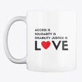 Love Is mug | Premium Unisex T-Shirt