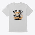 Run Free | Premium Unisex T-Shirt, Trending Graphic Tee
