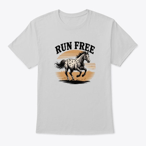 Run Free | Premium Unisex T-Shirt, Trending Graphic Tee