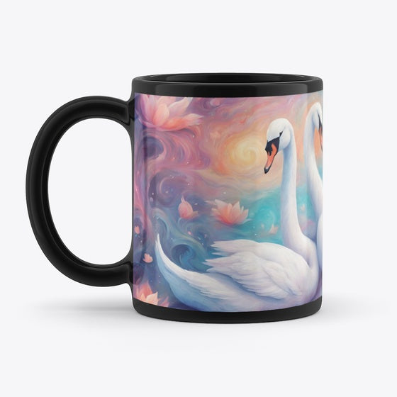 Soulmates Twin Flames Swans | Premium Unisex T-Shirt, Trending Graphic Tee