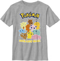 Pokemon Kids Poke Mang Boys Short Sleeve Tee Shirt