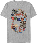 Big Tall Dumbo Theatrical Poster Mens Tops Short Sleeve Tee Shirt