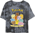 Pokemon Poke Mang Womens Bombard Wash Short Sleeve Crop Tee