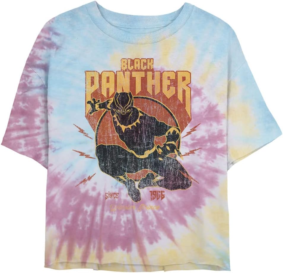 Universe Lighting Panther Womens Fast Fashion Short Sleeve Tee Shirt