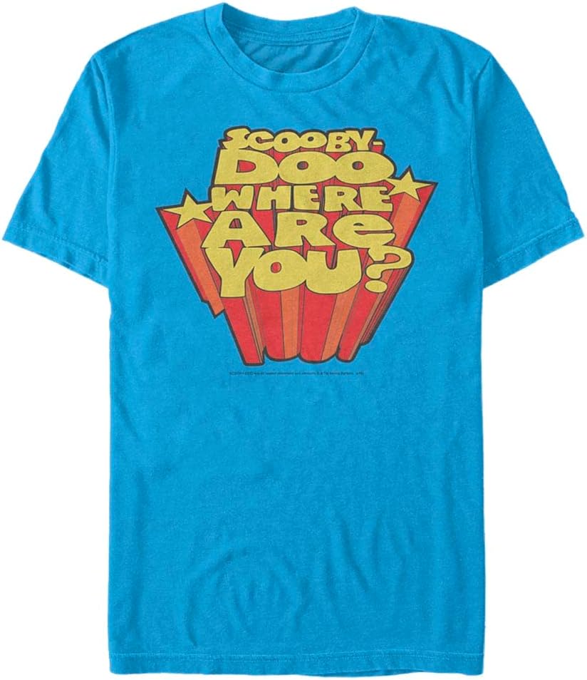 Warner Bros Scooby Doo Young Mens Short Sleeve Tee Shirt