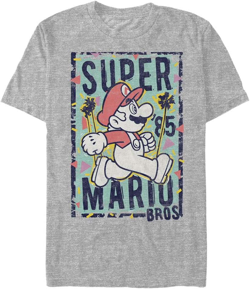 Nintendo Big Tall Tacky Mens Tops Short Sleeve Tee Shirt
