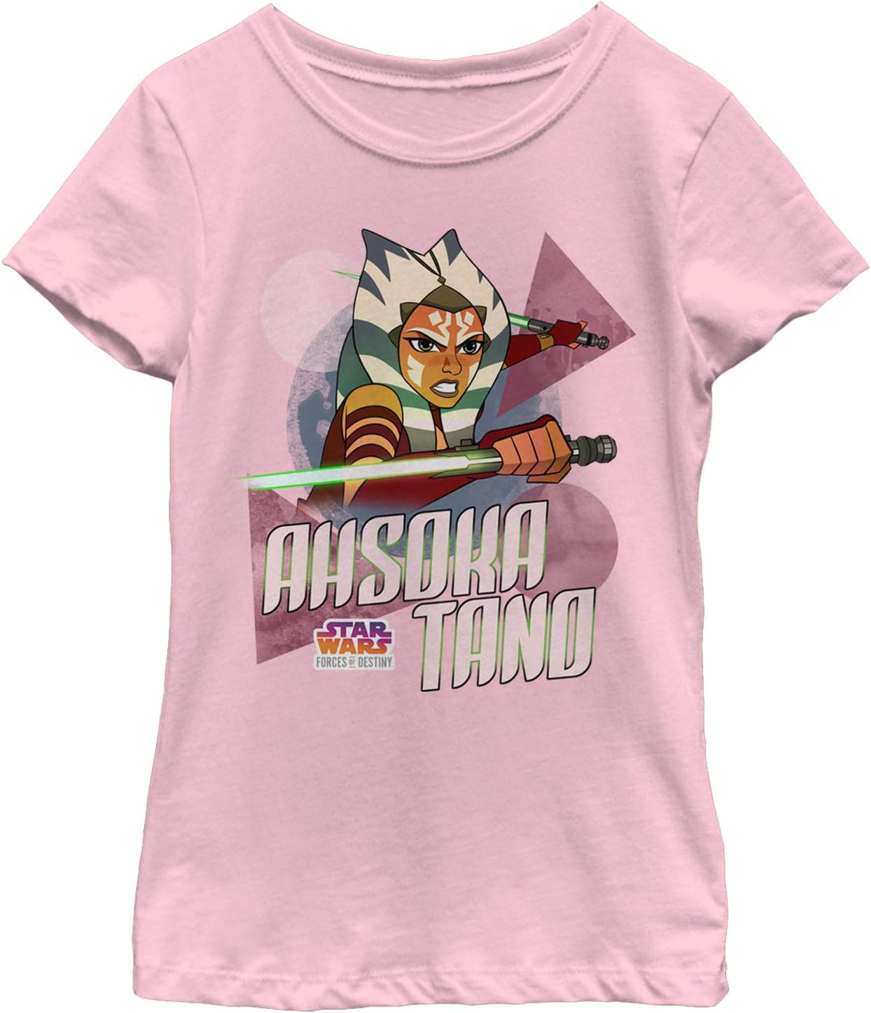 Star Wars Forces Of Destiny Ahsoka Poise Girls Short Sleeve Tee Shirt