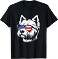 American Flag West Highland White Terrier Dog Westie Design