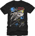 Star Wars Mens Force Awakens Blue Squad Colorful Space