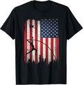 Pole Vault Usa American Flag 4Th Of July Jump Sports Gift