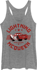 Womens Cars Lightning Mcqueen Drag Racing Racerback Tank Top