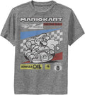 Nintendo Kids Kart Checkers Youth Pullover Hoodie