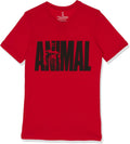 Animal Unisex Adult Iconic M Stak Premium Tee T Shirt Red Large Us