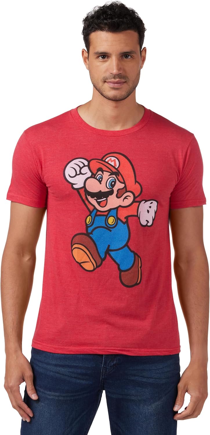 Nintendo Mens Super Mario Jump Pose