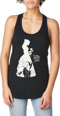 Womens Beauty Beast Belle Silhouette Racerback Tank Top