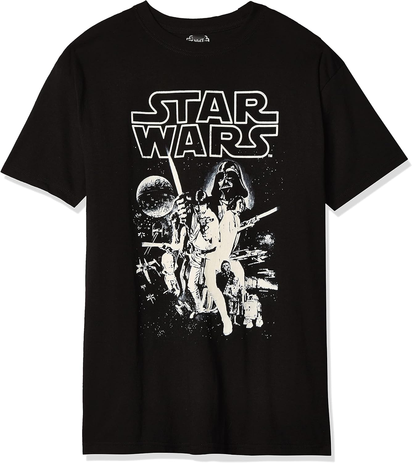 Star Wars Young Mens Poster T Shirt Black Xx Large