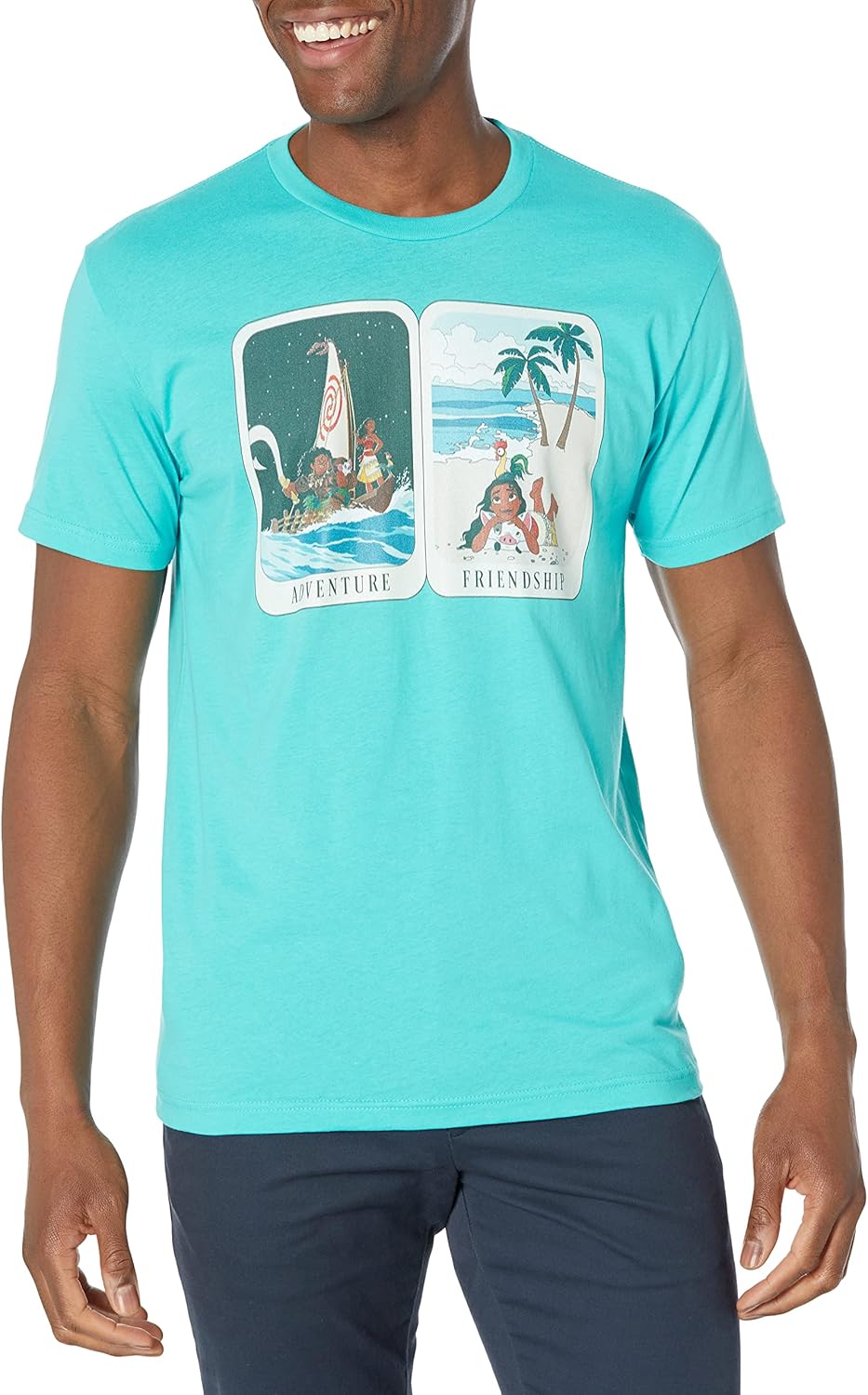 Moana Tarot Card Young Mens Short Sleeve Tee Shirt