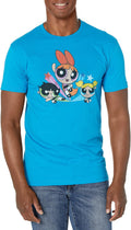 Warner Bros Powerpuff Girl Trio Young Mens Short Sleeve Tee Shirt