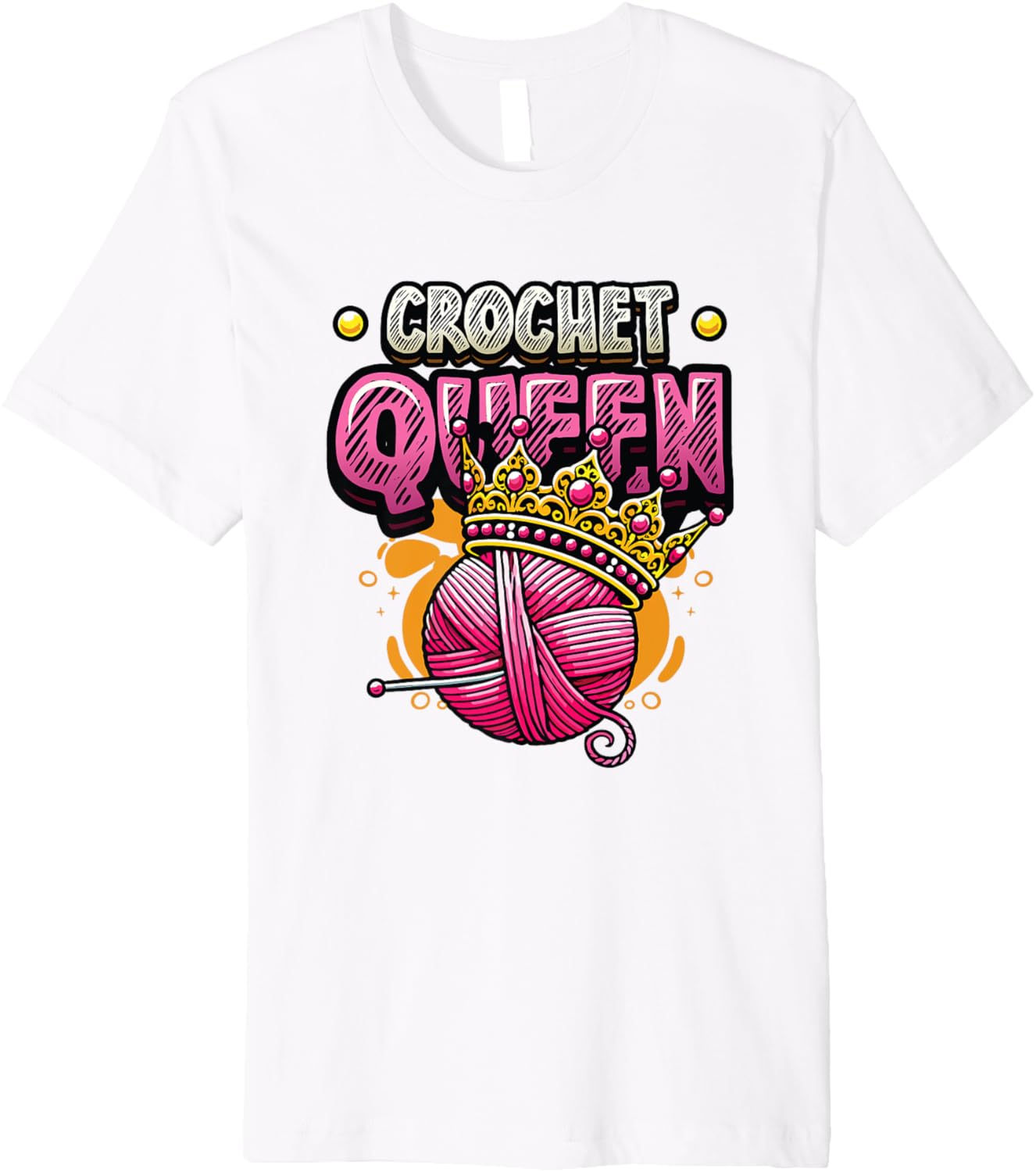 Crochet Queen Yarn Crocheting Premium