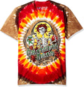 Liquid Blue Mens Grateful Dead Bay Area Beloved Tie Dye Short Sleeve