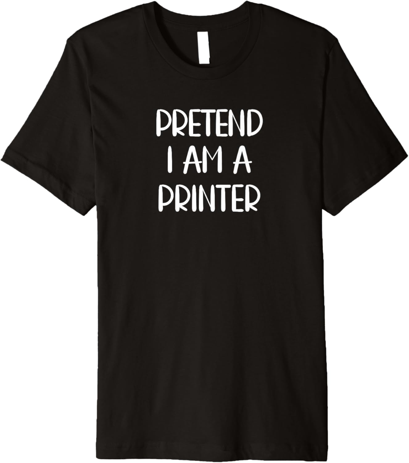 Pretend Im A Printer Lazy Halloween Costume Premium