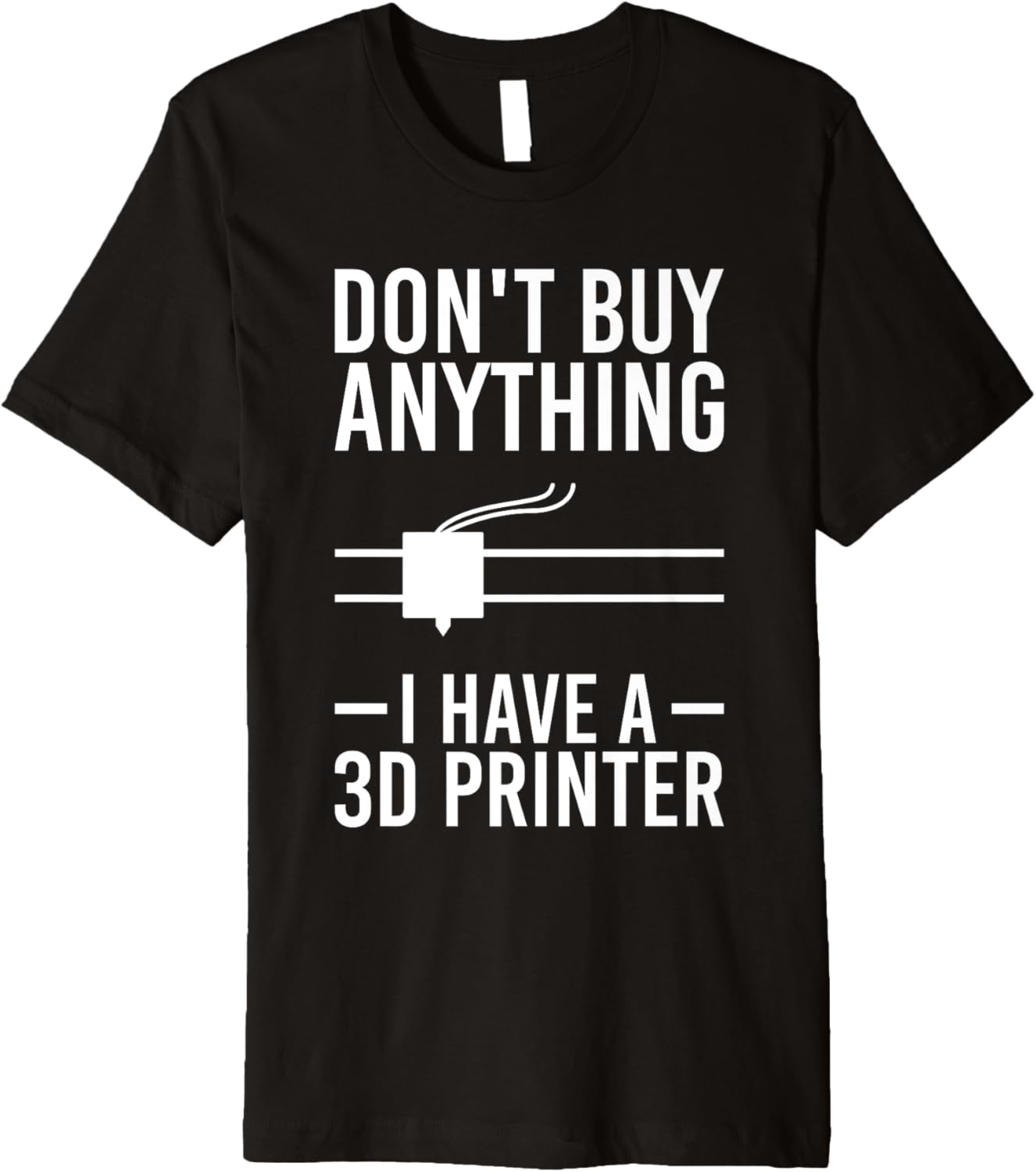 Funny 3D Printer Saying Hobby Nerds Makers Premium