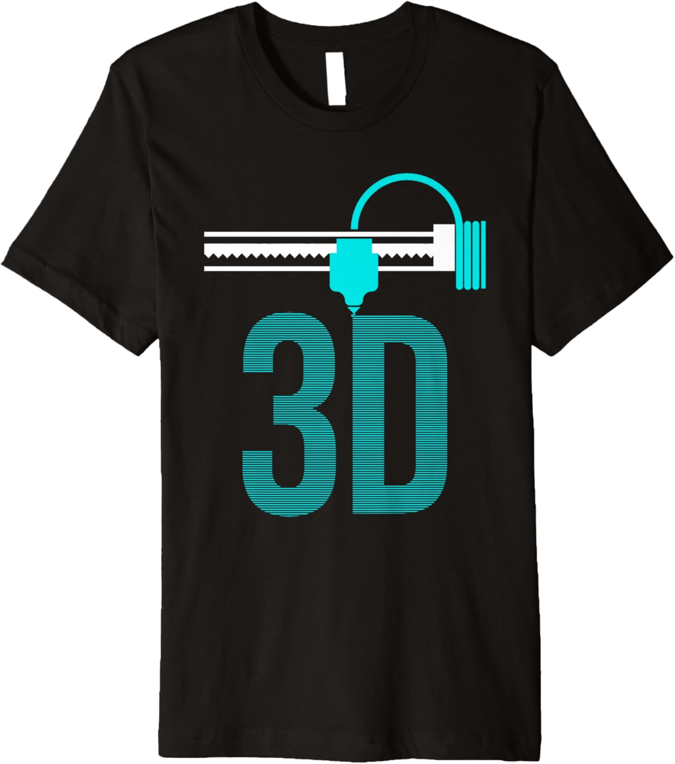 Cool 3D Printing Art Men Women 3D Print Lover 3D Printer Premium