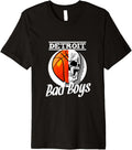 Detroit Bad Boys Basketball Skull Usa T Shirt Premium