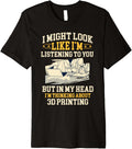 Im Thinking About 3D Printing Funny 3D Printer Costume Premium