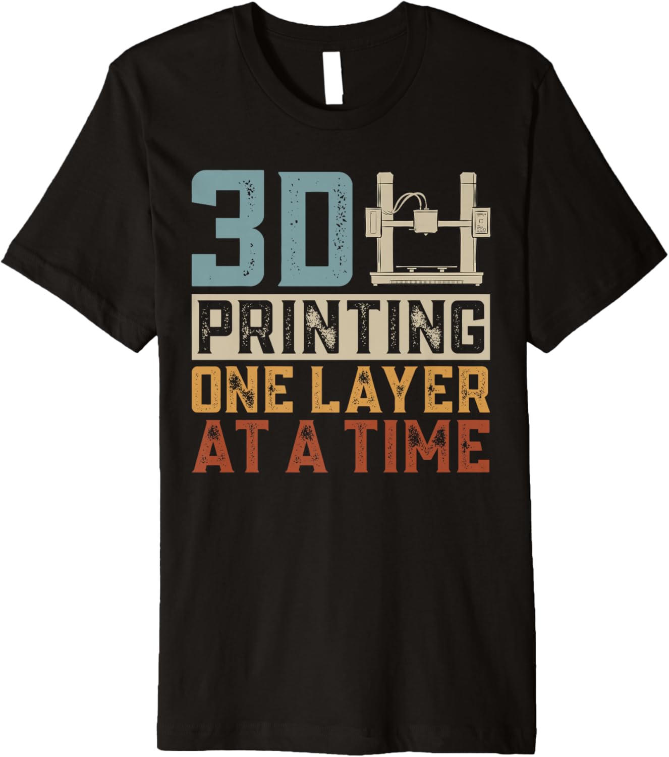 3D Printer 3D Printing One Layer At A Time Premium