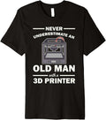 Old Man With A 3D Printer Premium