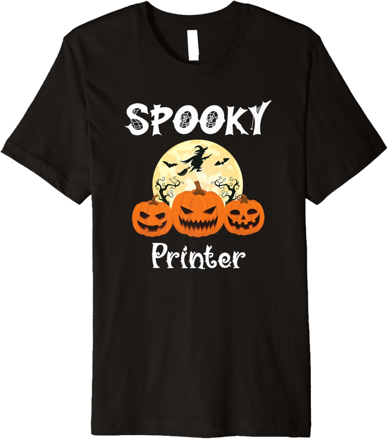 Spooky Printer Funny Halloween Premium