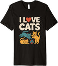 I Love Cats Playful Kittens Yarn Ball Premium