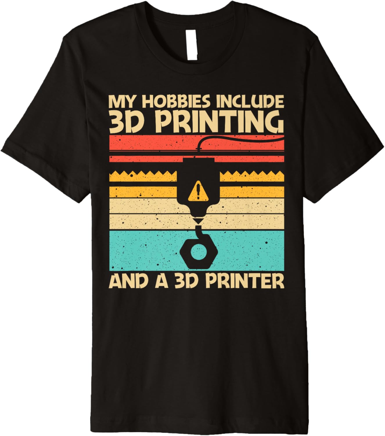 Cool 3D Print Design Men Women 3D Printer Lover Printing Premium