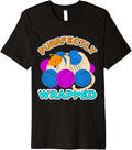 Funny Cat and Yarn Lover Tee - Purrfectly Wrapped Cat Premium