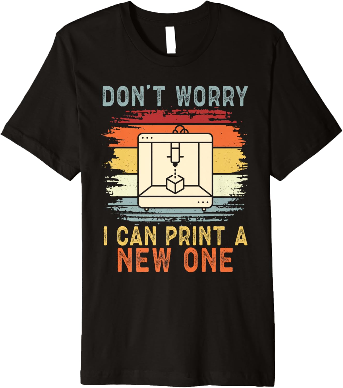3D Printer Retro Vintage 3D Printing Premium