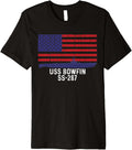 Uss Bowfin Ss 287 Submarine Vintage American Flag Premium