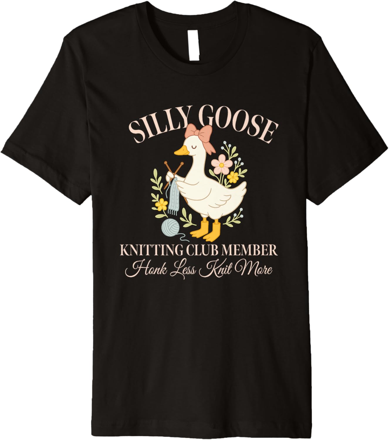 Silly Goose Knitting Club Member Yarn and Knit Lover Premium