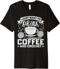 Crochet | Yarn | Crocheting | Coffee | Knitting Premium