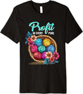 Profit In Every Purl Knitting Humor Funny Saying Yarn Lovers Premium