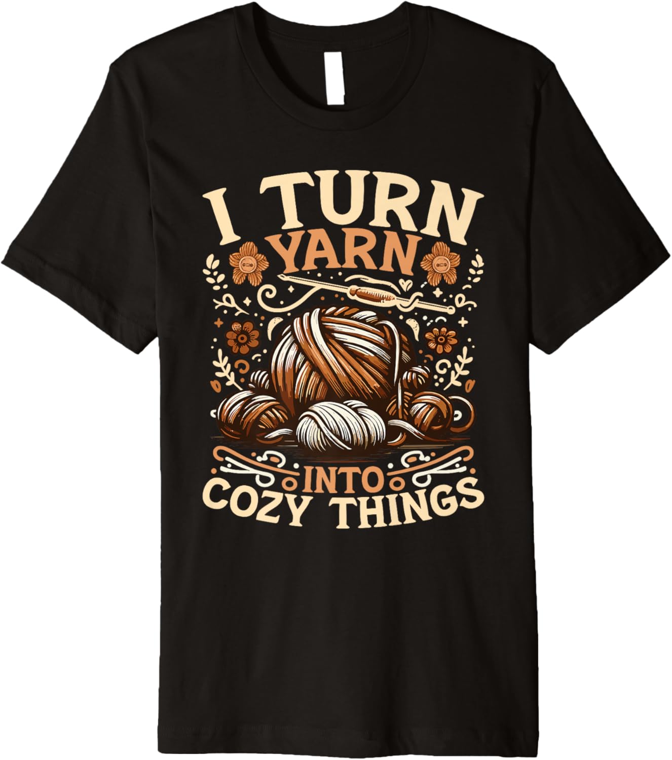 Knitter Yarn Crochet Crocheting Crocheter Premium