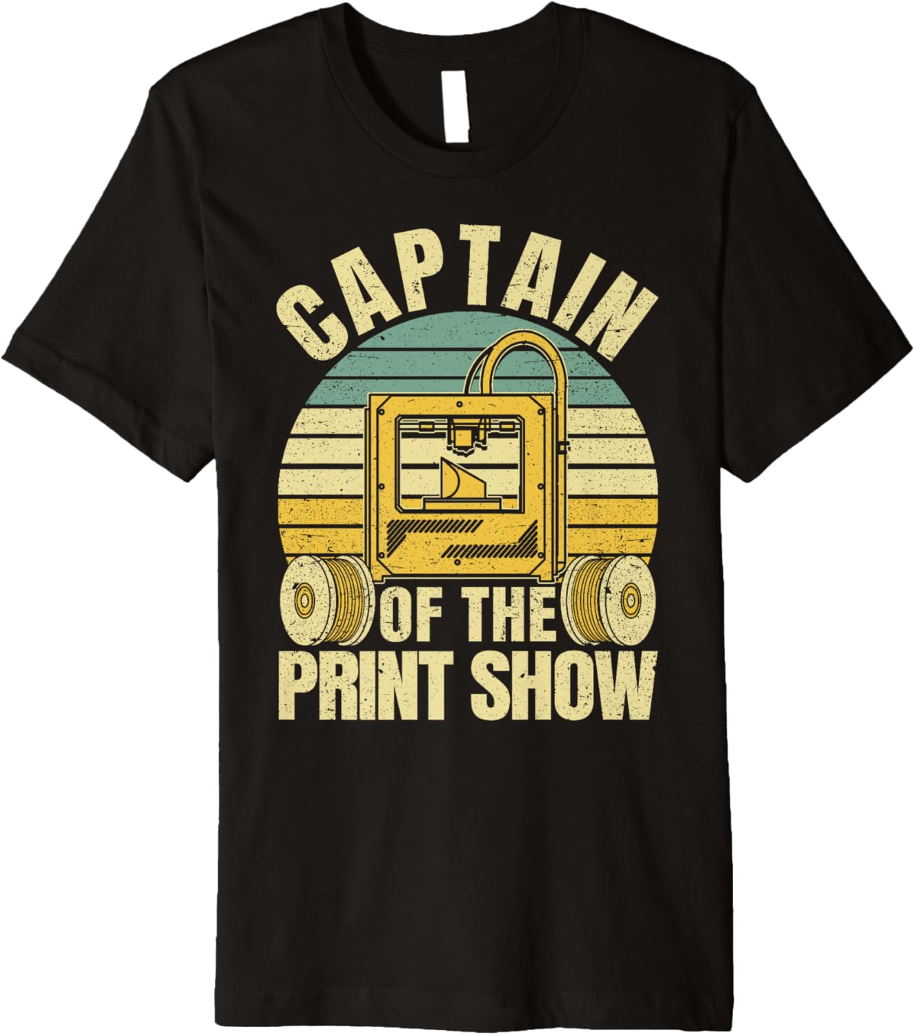 Captain Of Print Show 3D Printing Retro 3D Printer Premium