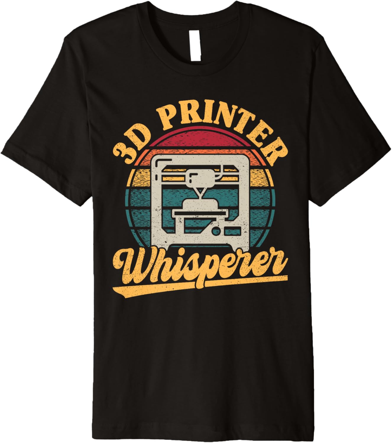 3D Printer Whisperer Retro Filament 3D Printing Men Premium