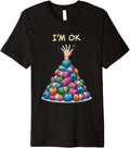 Sewing Girl Knitting Knitter I'm Ok Yarn Premium