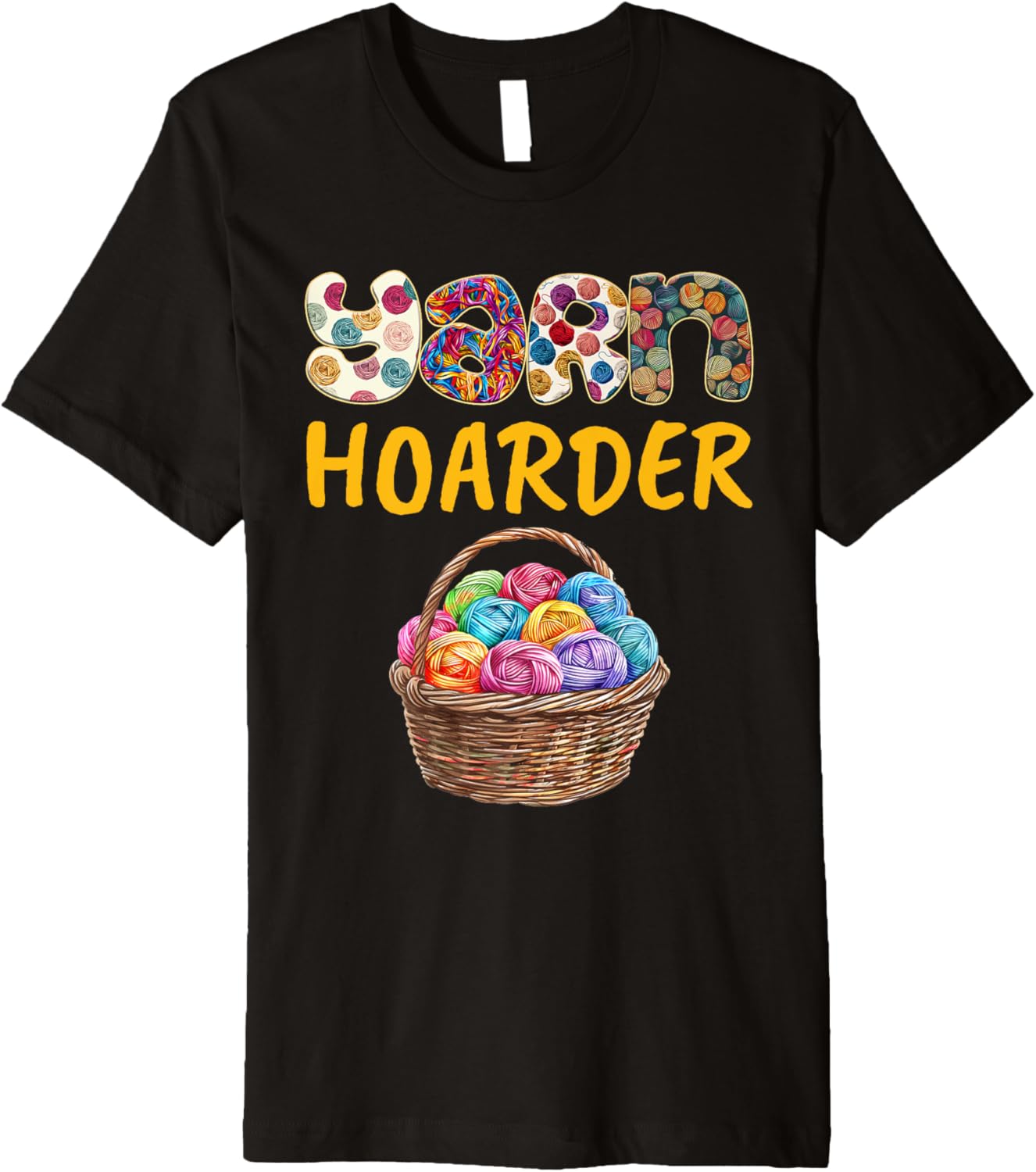 Yarn Collection YARN HOARDER Funny Yarn Collector Premium